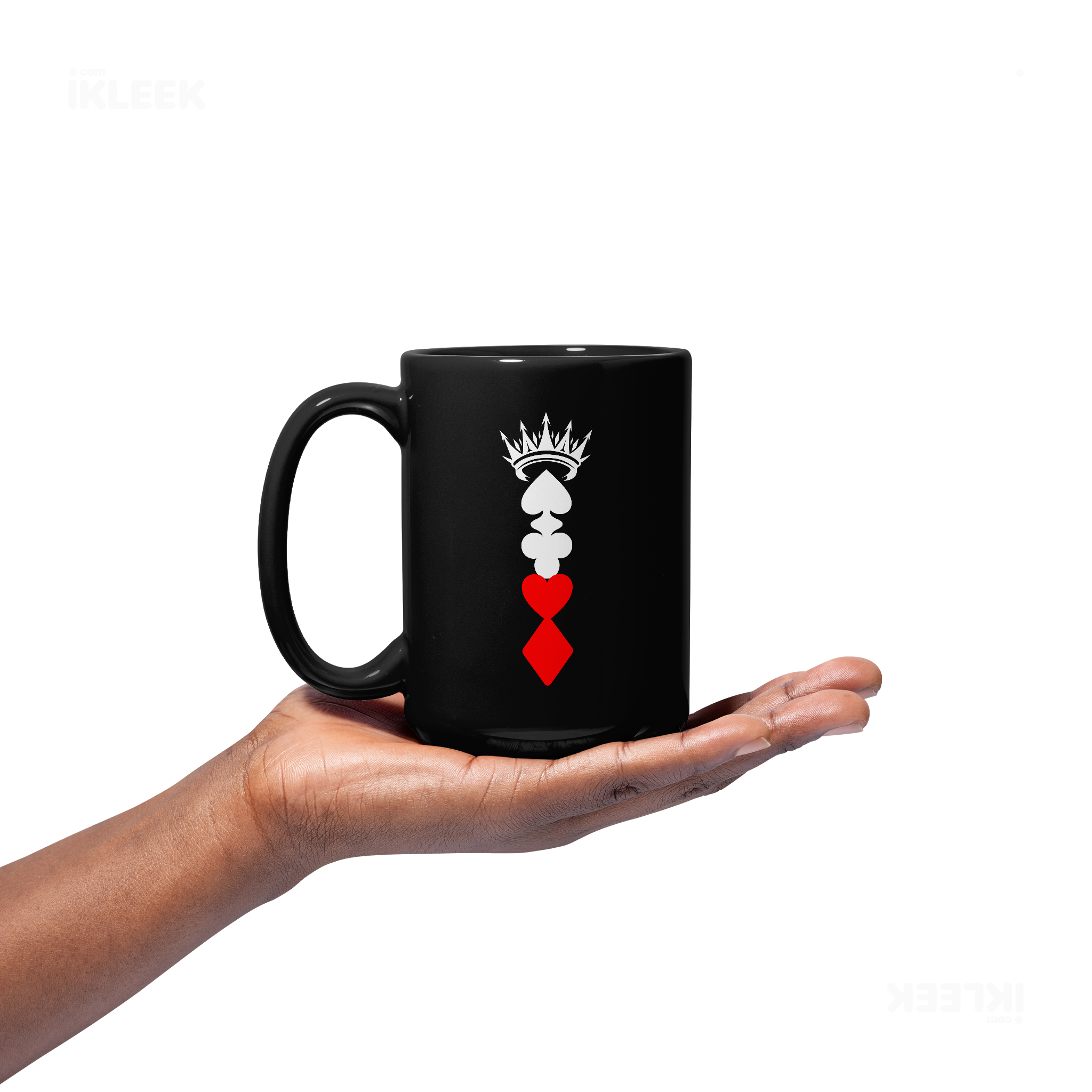 RoyalSuitStack Ceramic Mug 03 Black