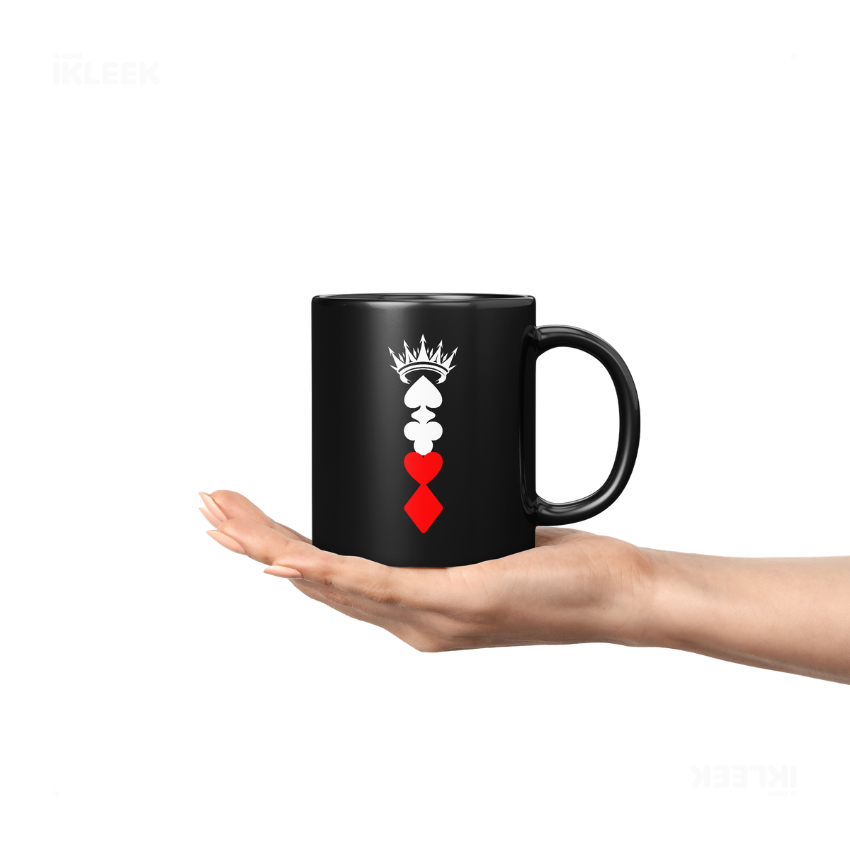 RoyalSuitStack Ceramic Mug 04 Black