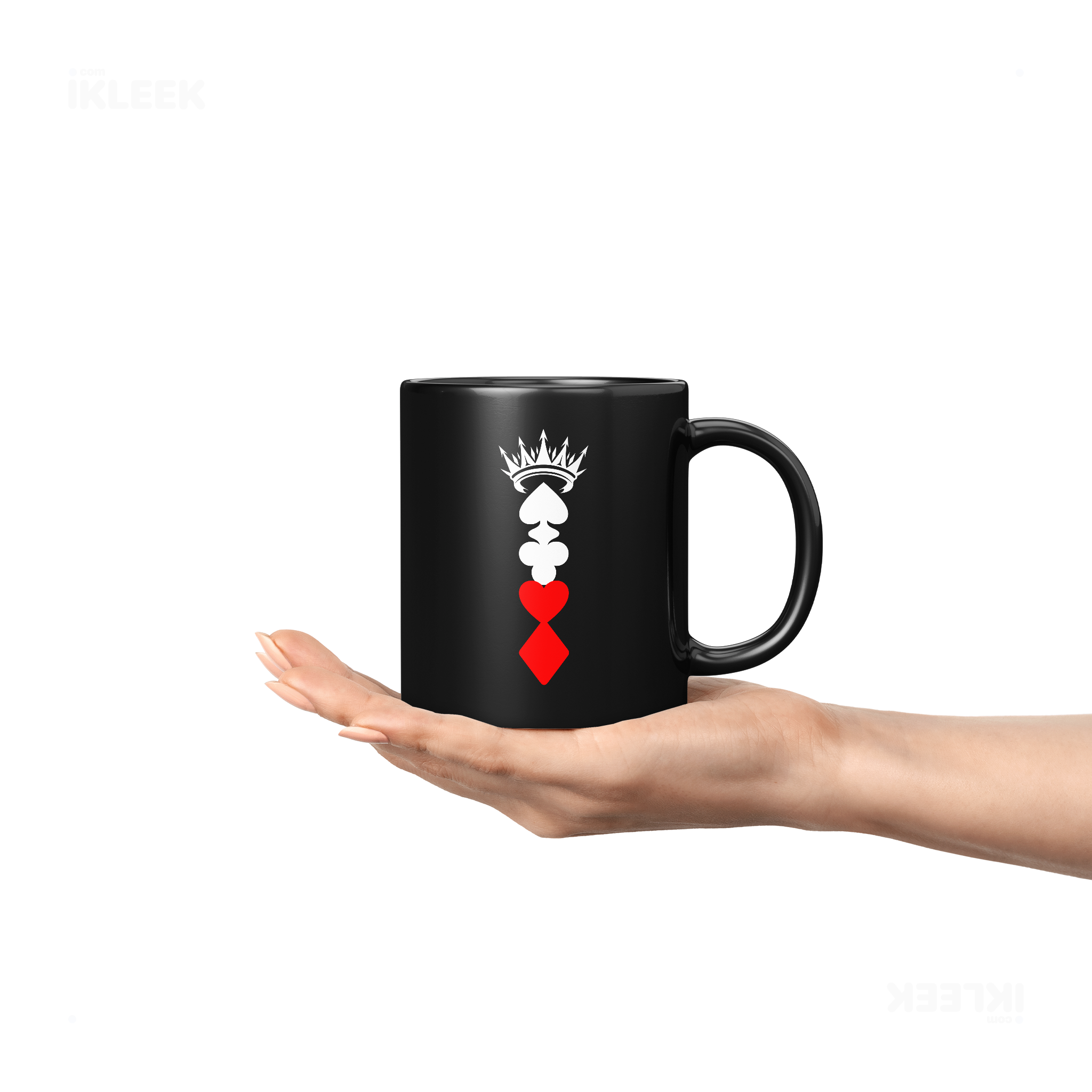 RoyalSuitStack Ceramic Mug 04 Black