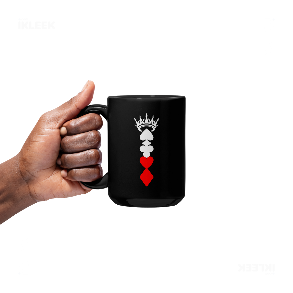 RoyalSuitStack Ceramic Mug 05 Black