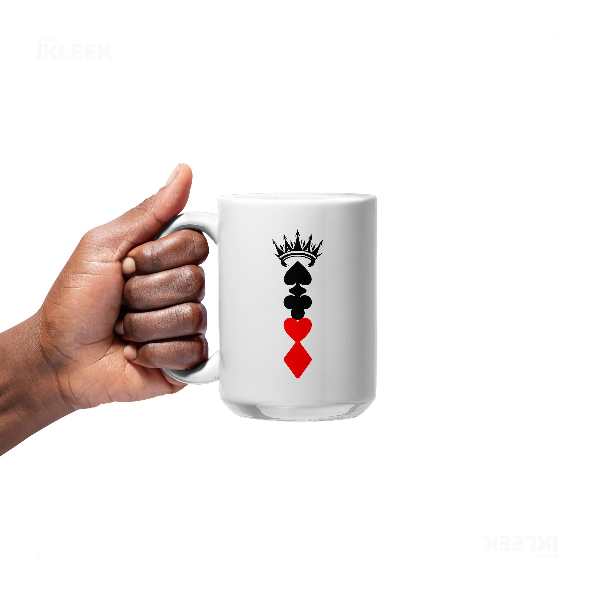 RoyalSuitStack Ceramic Mug 05 White
