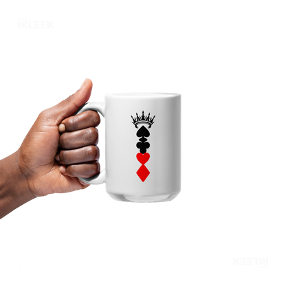 RoyalSuitStack Ceramic Mug 05 White