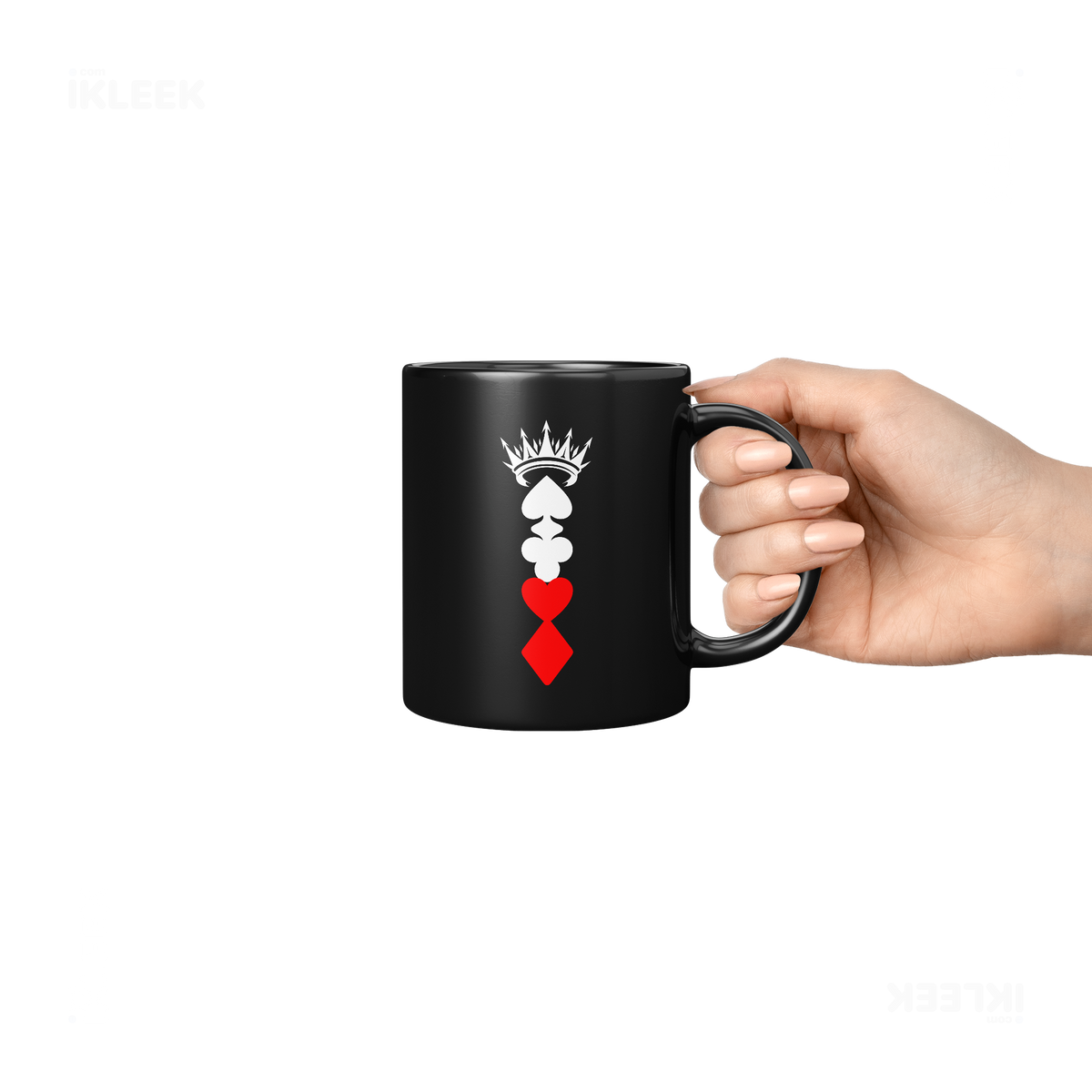 RoyalSuitStack Ceramic Mug 06 Black