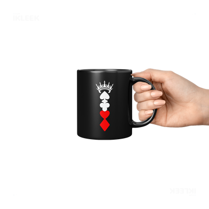 RoyalSuitStack Ceramic Mug 06 Black
