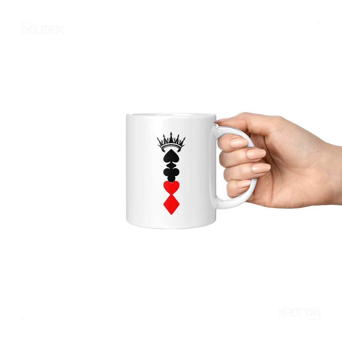 RoyalSuitStack Ceramic Mug 06 White