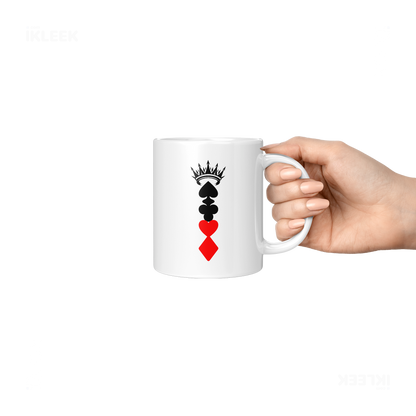 RoyalSuitStack Ceramic Mug 06 White
