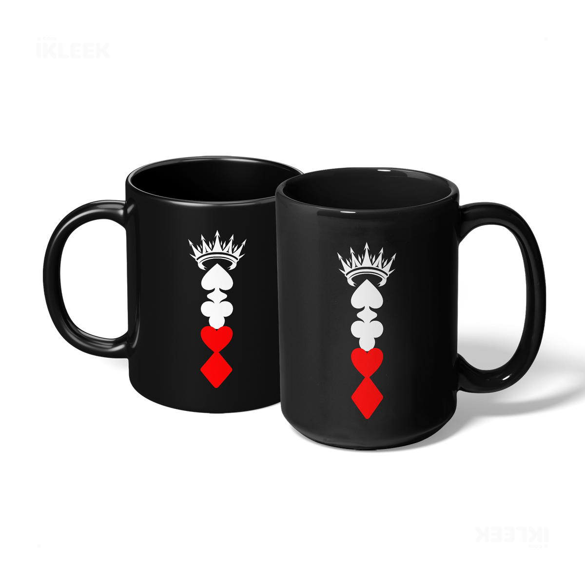 RoyalSuitStack Ceramic Mug 07 Black