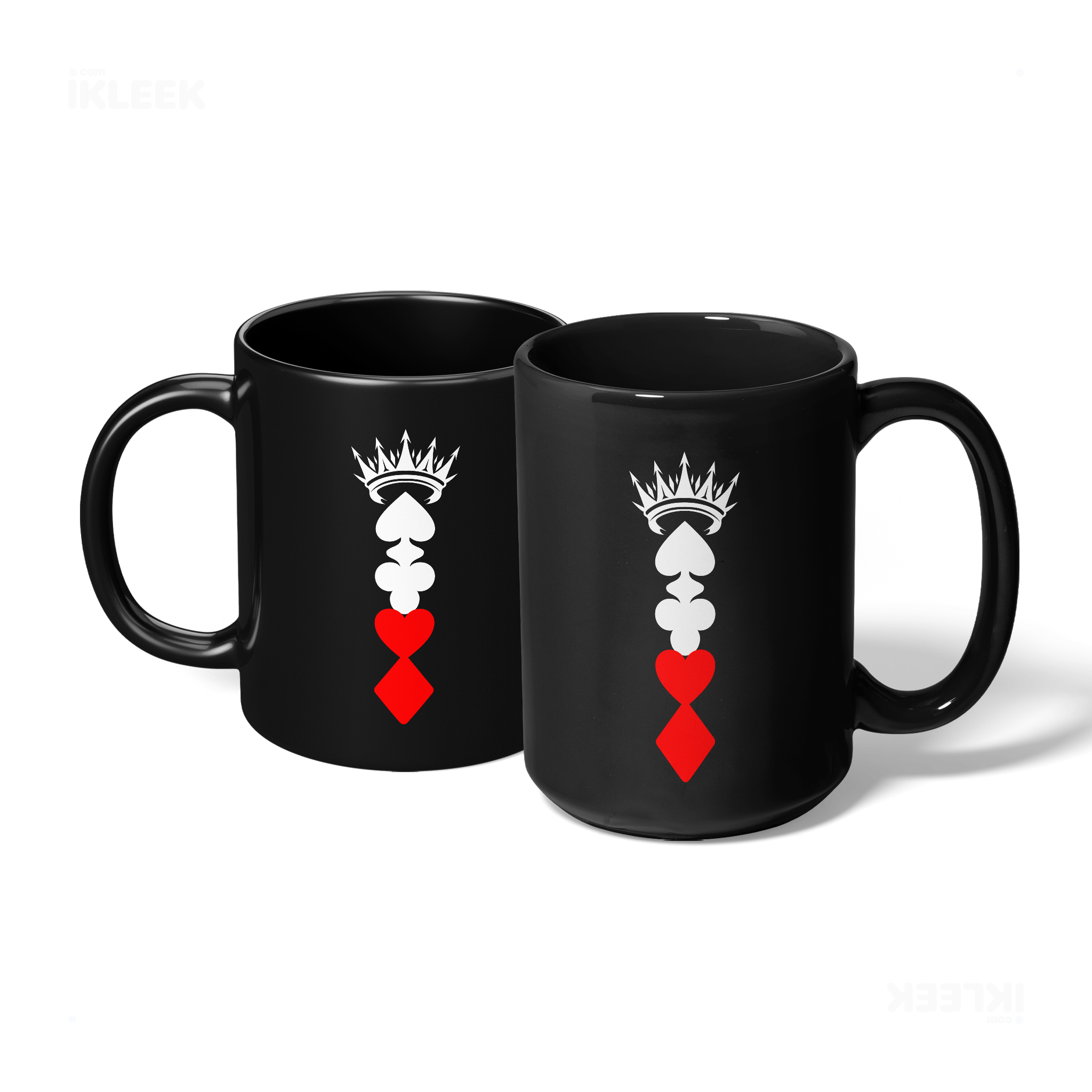 RoyalSuitStack Ceramic Mug 07 Black