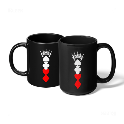 RoyalSuitStack Ceramic Mug 07 Black