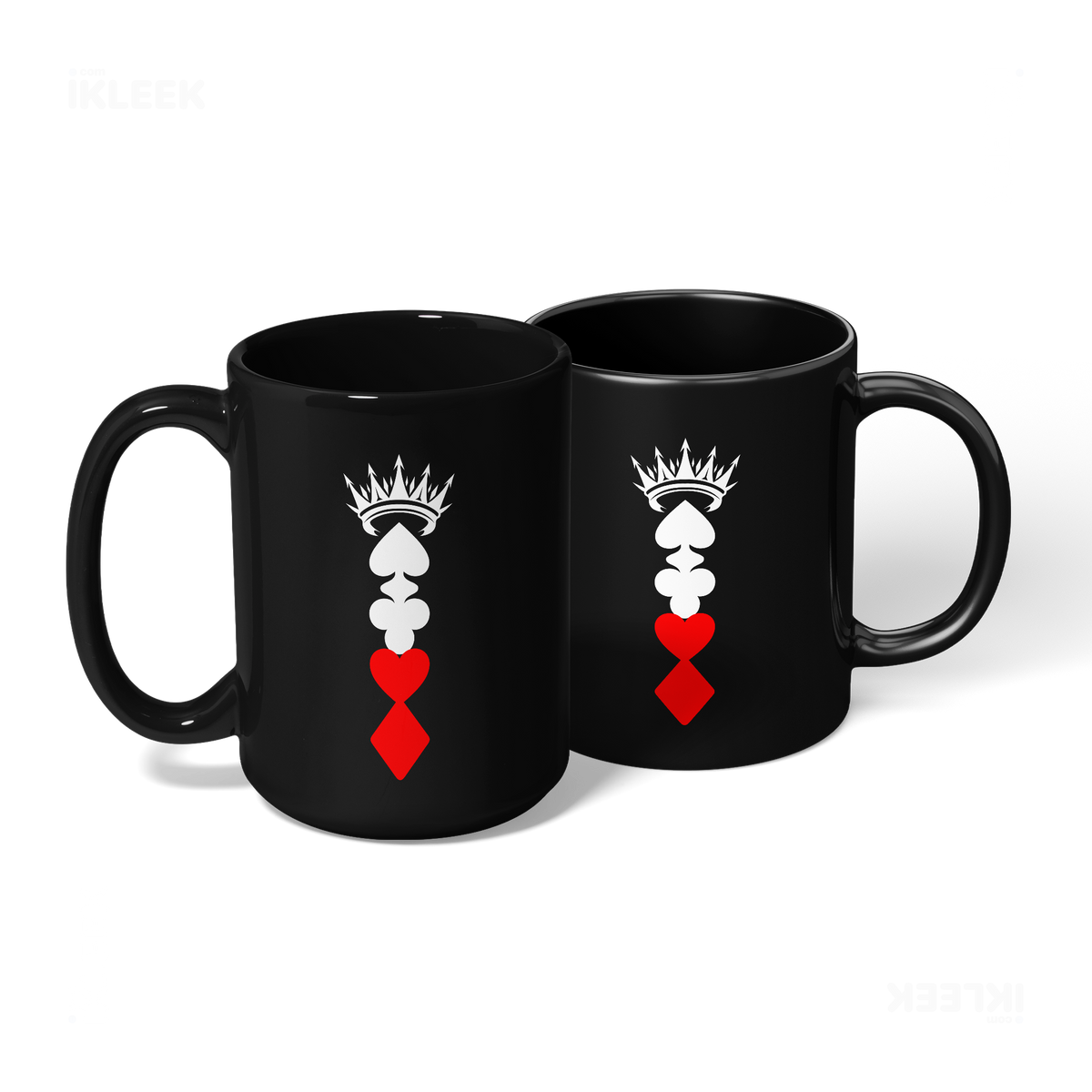 RoyalSuitStack Ceramic Mug 08 Black