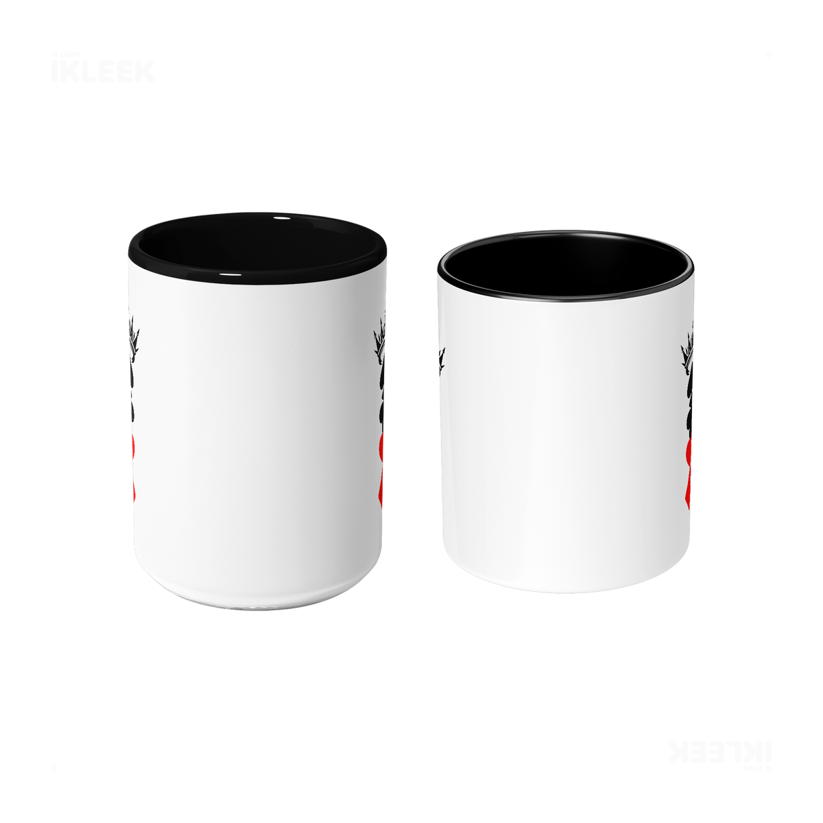RoyalSuitStack Ceramic Mug 09 White Black