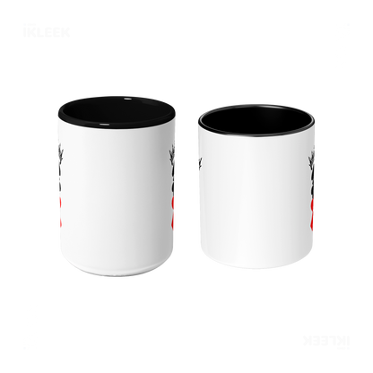 RoyalSuitStack Ceramic Mug 09 White Black