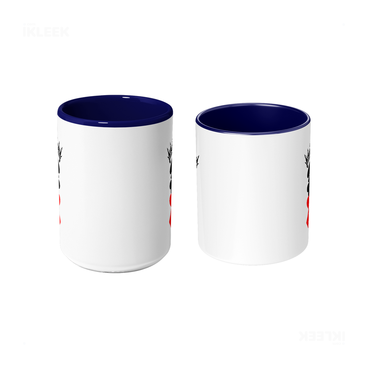 RoyalSuitStack Ceramic Mug 09 White Navy