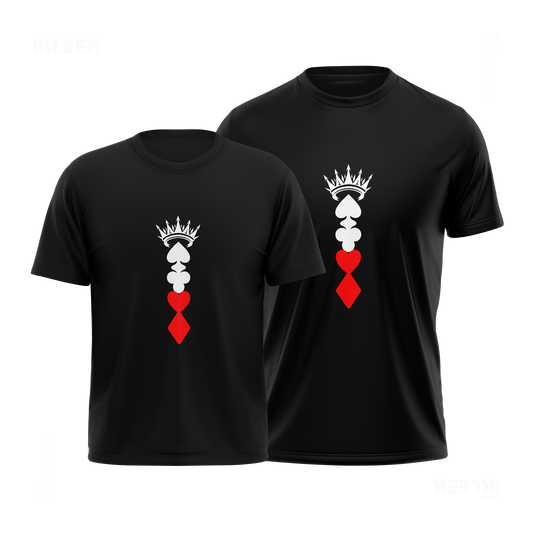 RoyalSuitStack Couple T Shirt 01 Black