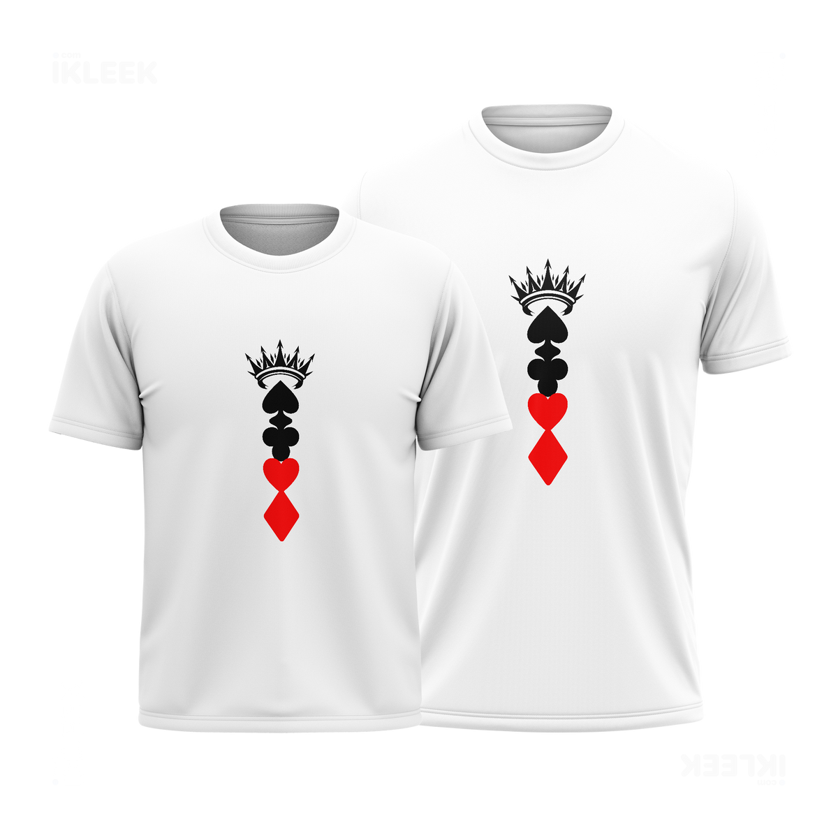 RoyalSuitStack Couple T Shirt 01 White