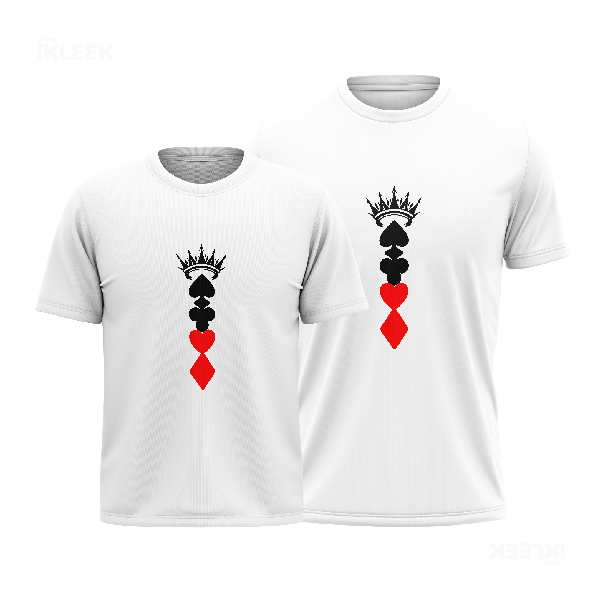 RoyalSuitStack Couple T Shirt 01 White