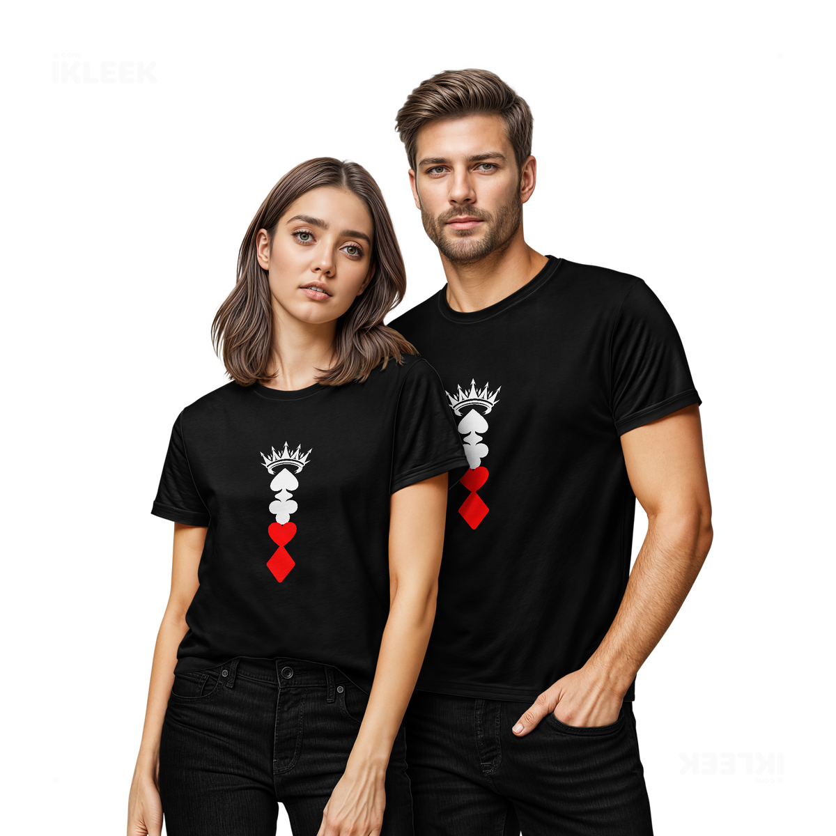 RoyalSuitStack Couple T Shirt 02 Black