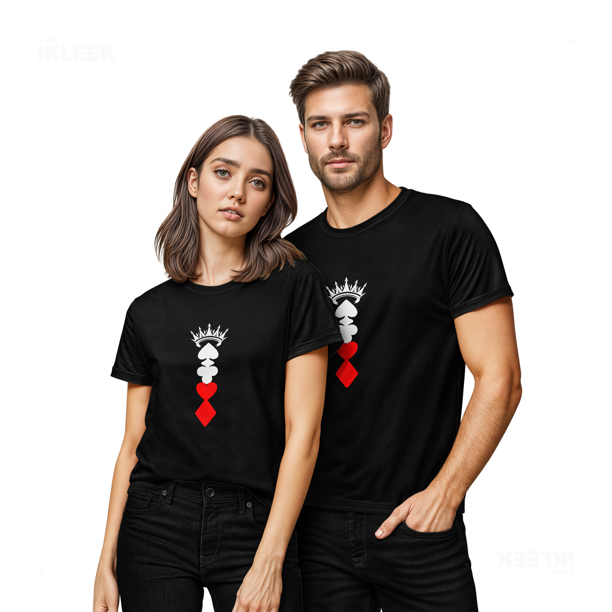 RoyalSuitStack Couple T Shirt 02 Black