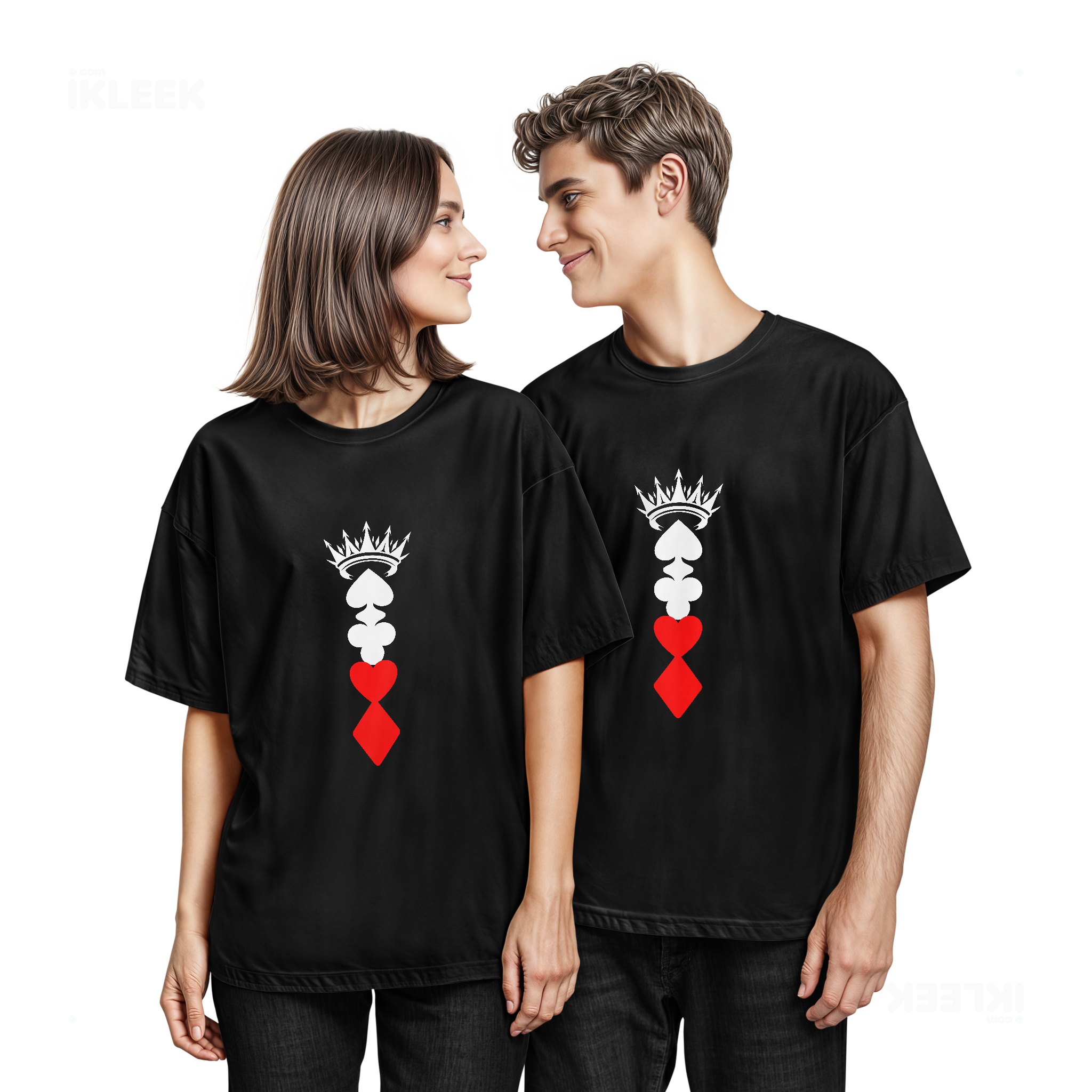 RoyalSuitStack Couple T Shirt 05 Black