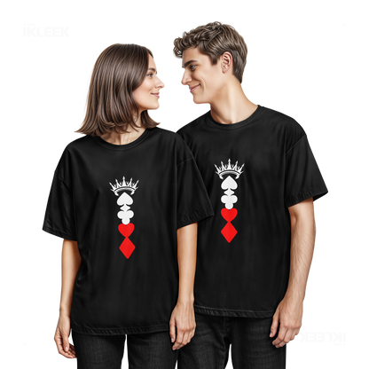 RoyalSuitStack Couple T Shirt 05 Black