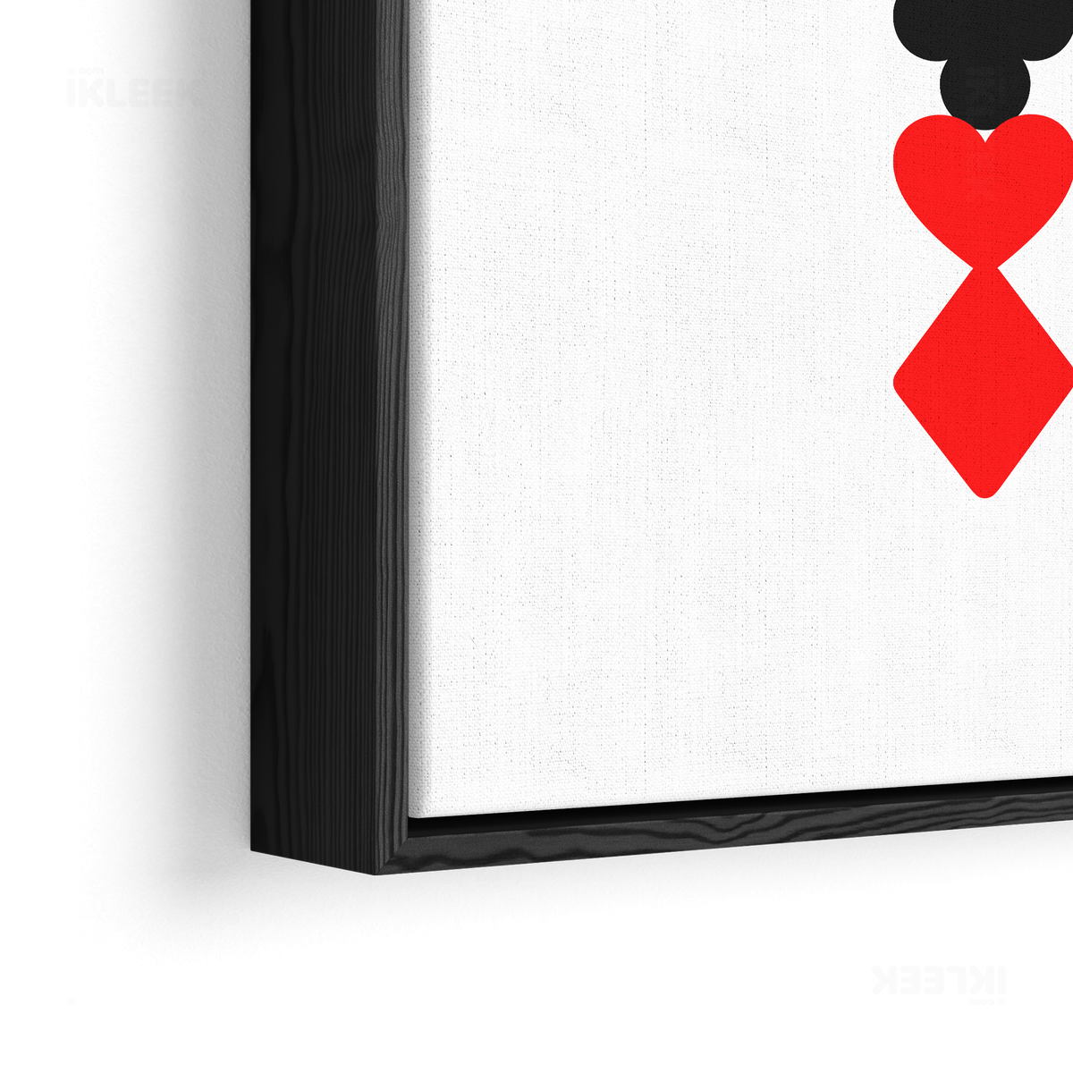 RoyalSuitStack Framed Canvas 02 Black Wood