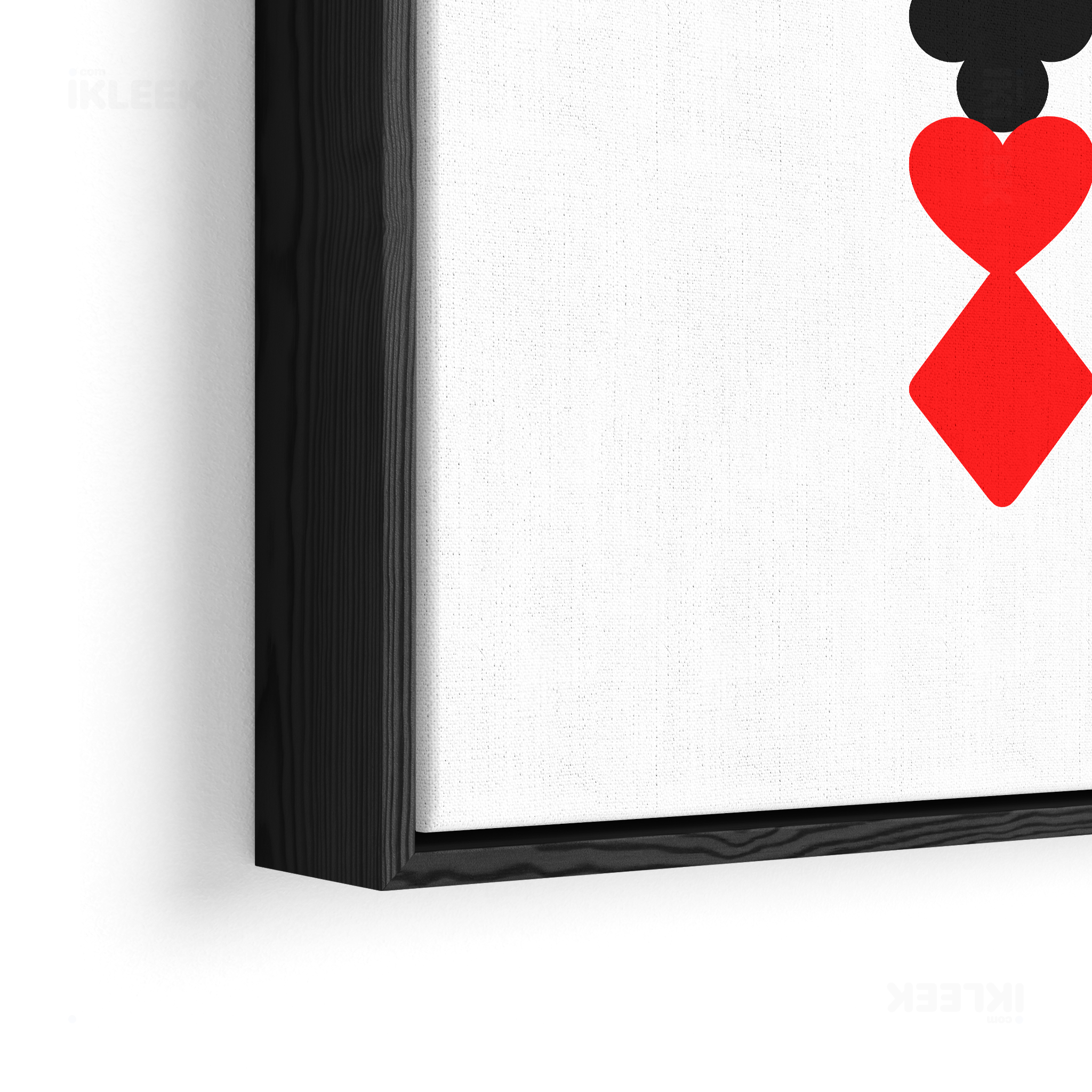 RoyalSuitStack Framed Canvas 02 Black Wood