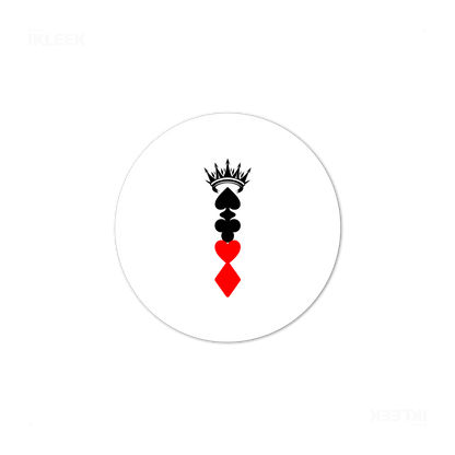 RoyalSuitStack High Gloss Coaster 03 Round
