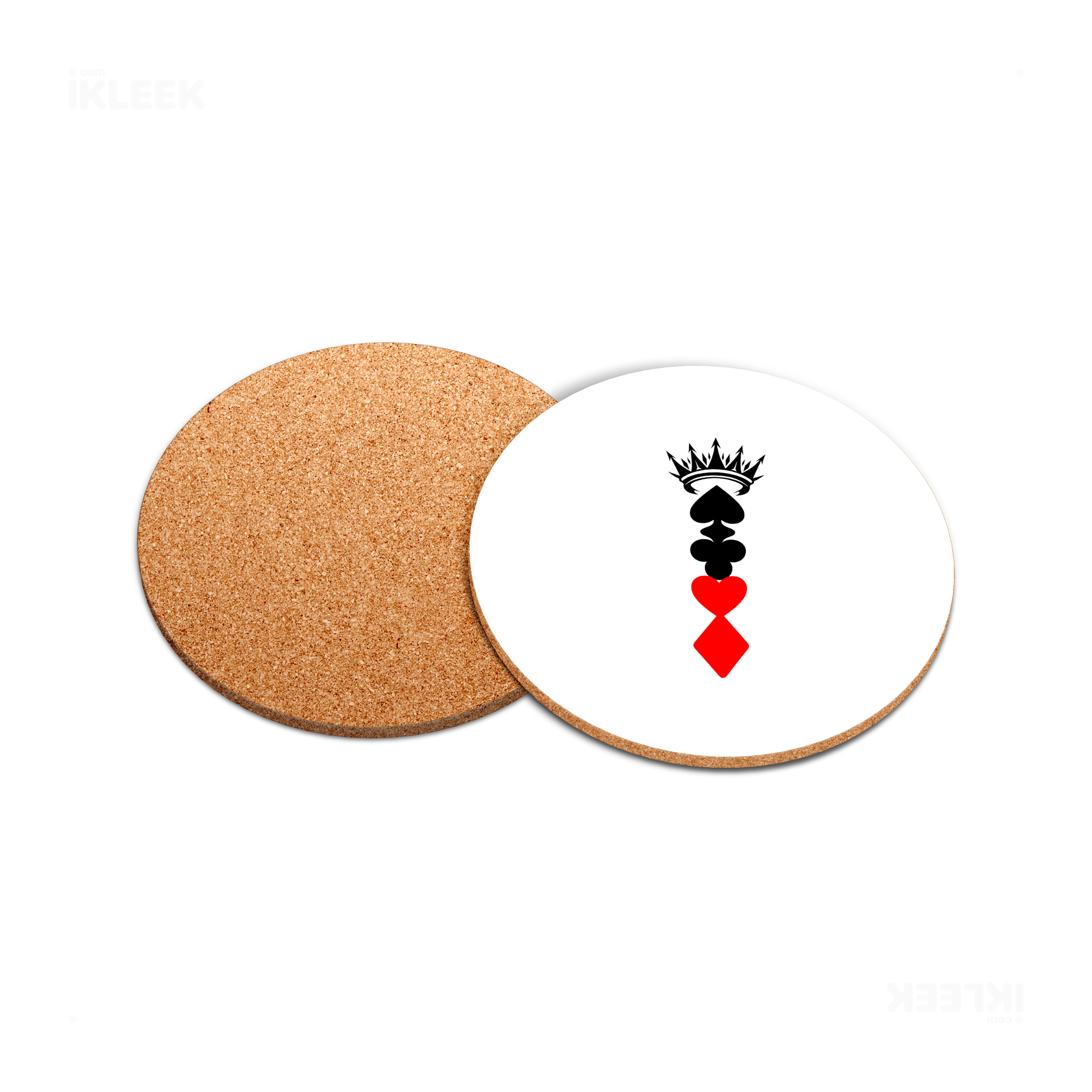 RoyalSuitStack High Gloss Coaster 05 Round