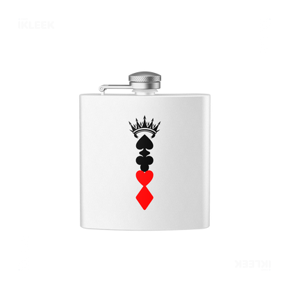 RoyalSuitStack Hip Flasks 01 White