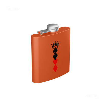 RoyalSuitStack Hip Flasks 03 Orange