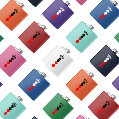 RoyalSuitStack Hip Flasks 04 White