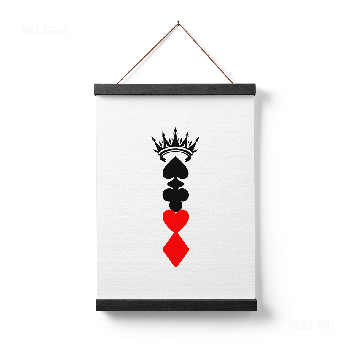 RoyalSuitStack Magnetic Hanger Poster 01 Black Wood