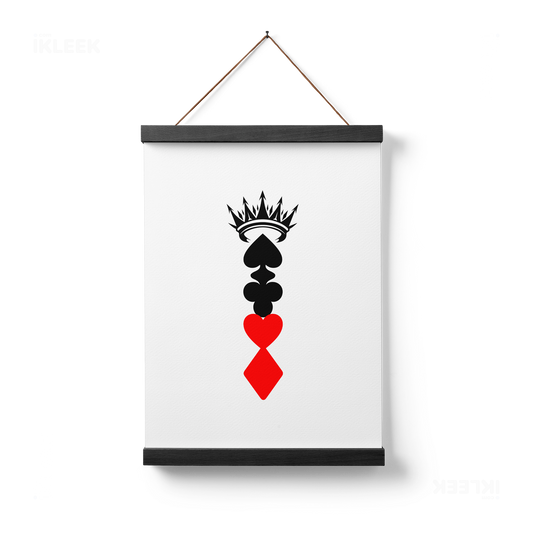 RoyalSuitStack Magnetic Hanger Poster 01 Black Wood