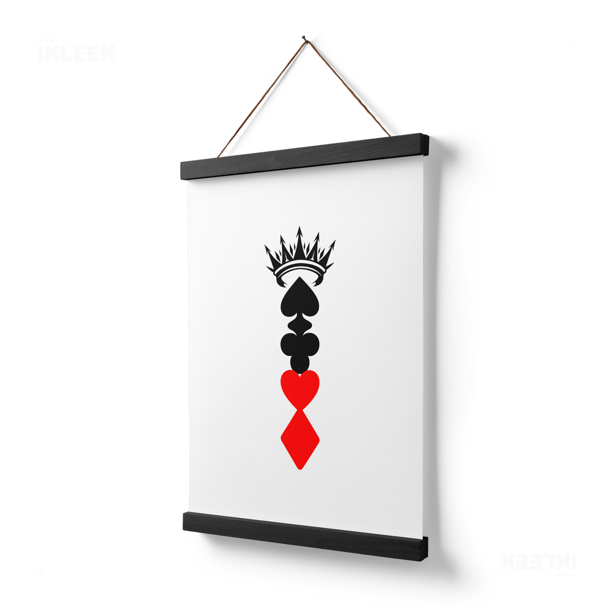 RoyalSuitStack Magnetic Hanger Poster 03 Black Wood