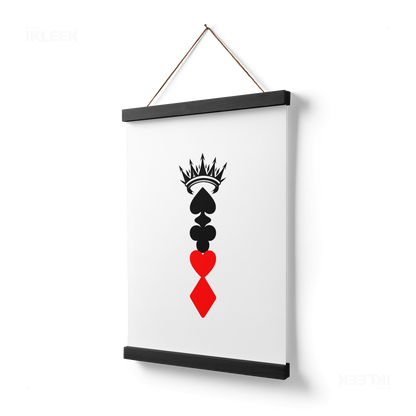RoyalSuitStack Magnetic Hanger Poster 03 Black Wood