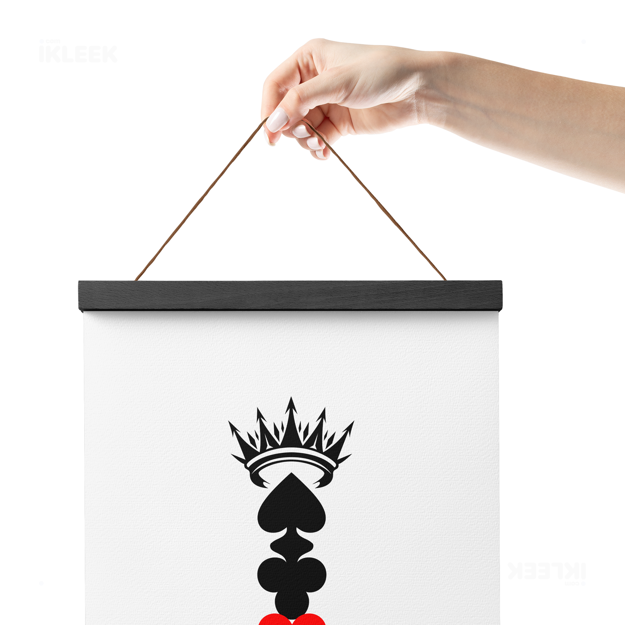 RoyalSuitStack Magnetic Hanger Poster 05 Black Wood