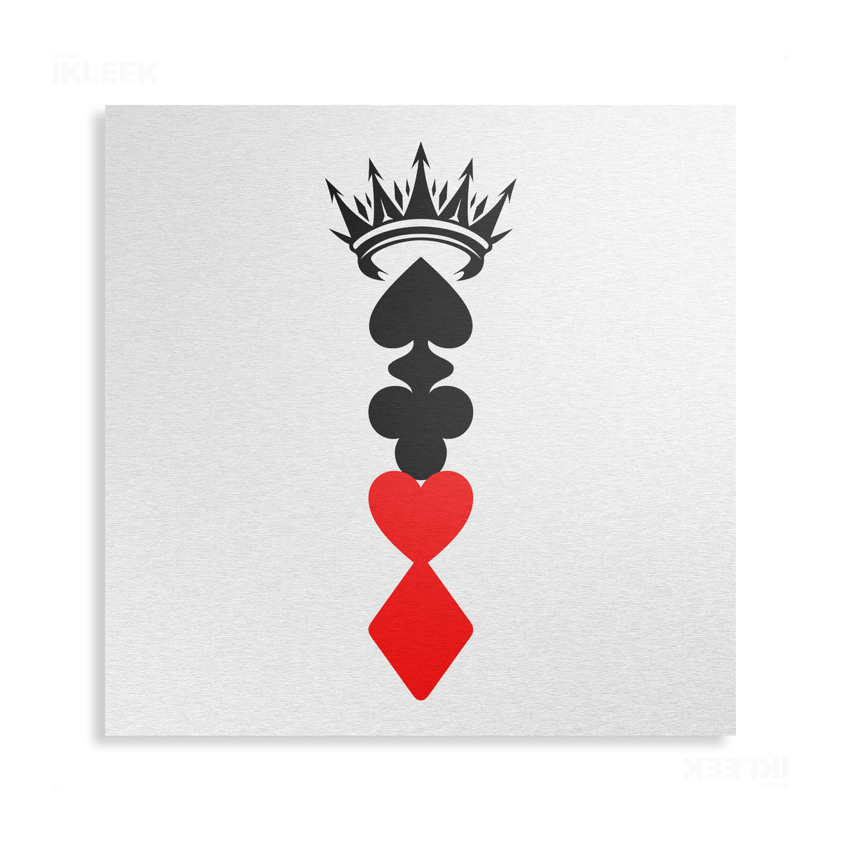 RoyalSuitStack Metallic Print 04 Brushed Aluminum