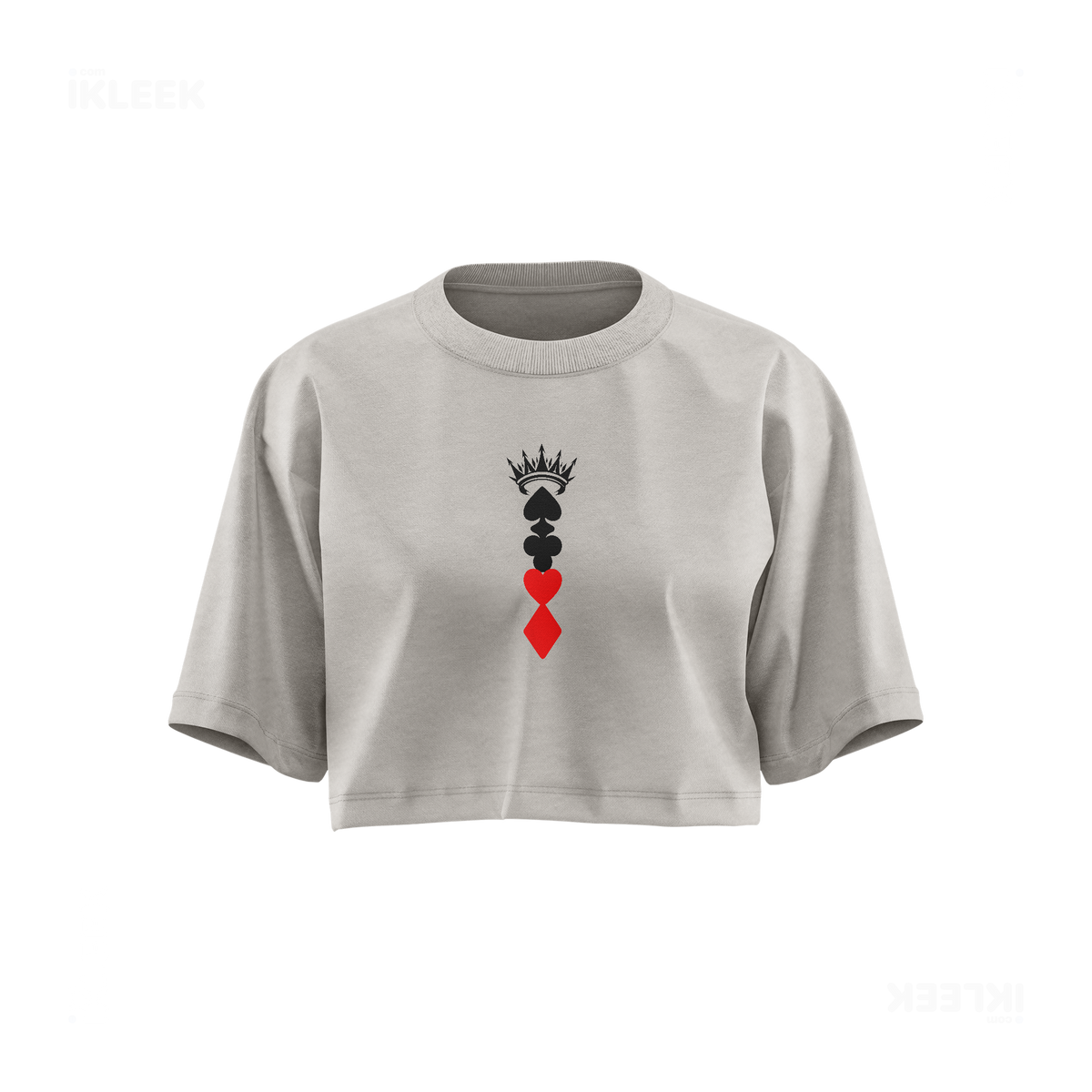 RoyalSuitStack Over Sized Crop Top 01 Faded Bone