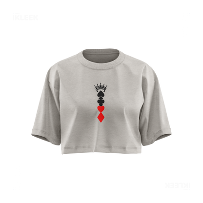 RoyalSuitStack Over Sized Crop Top 01 Faded Bone