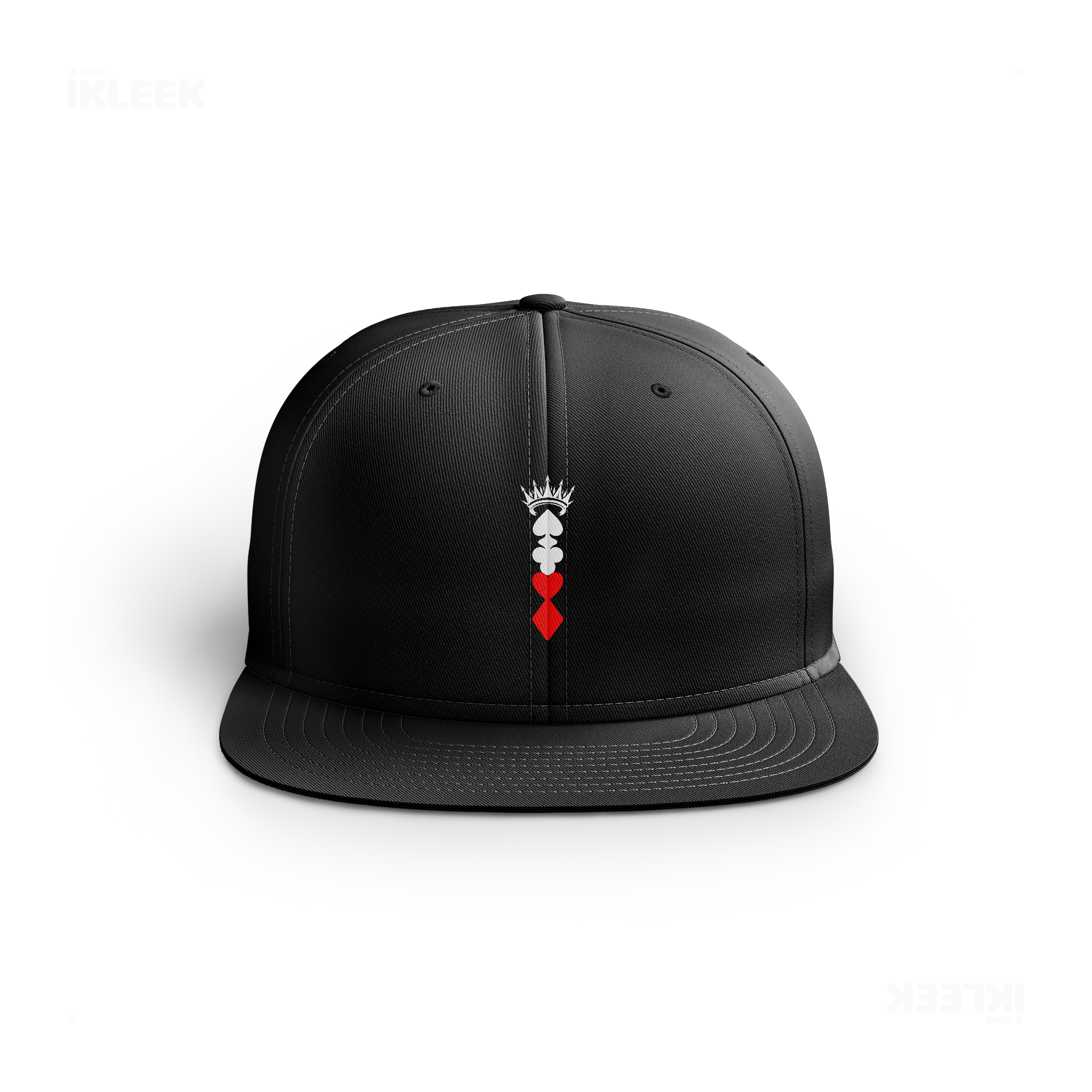 RoyalSuitStack Snapback Caps 01 Black DTF
