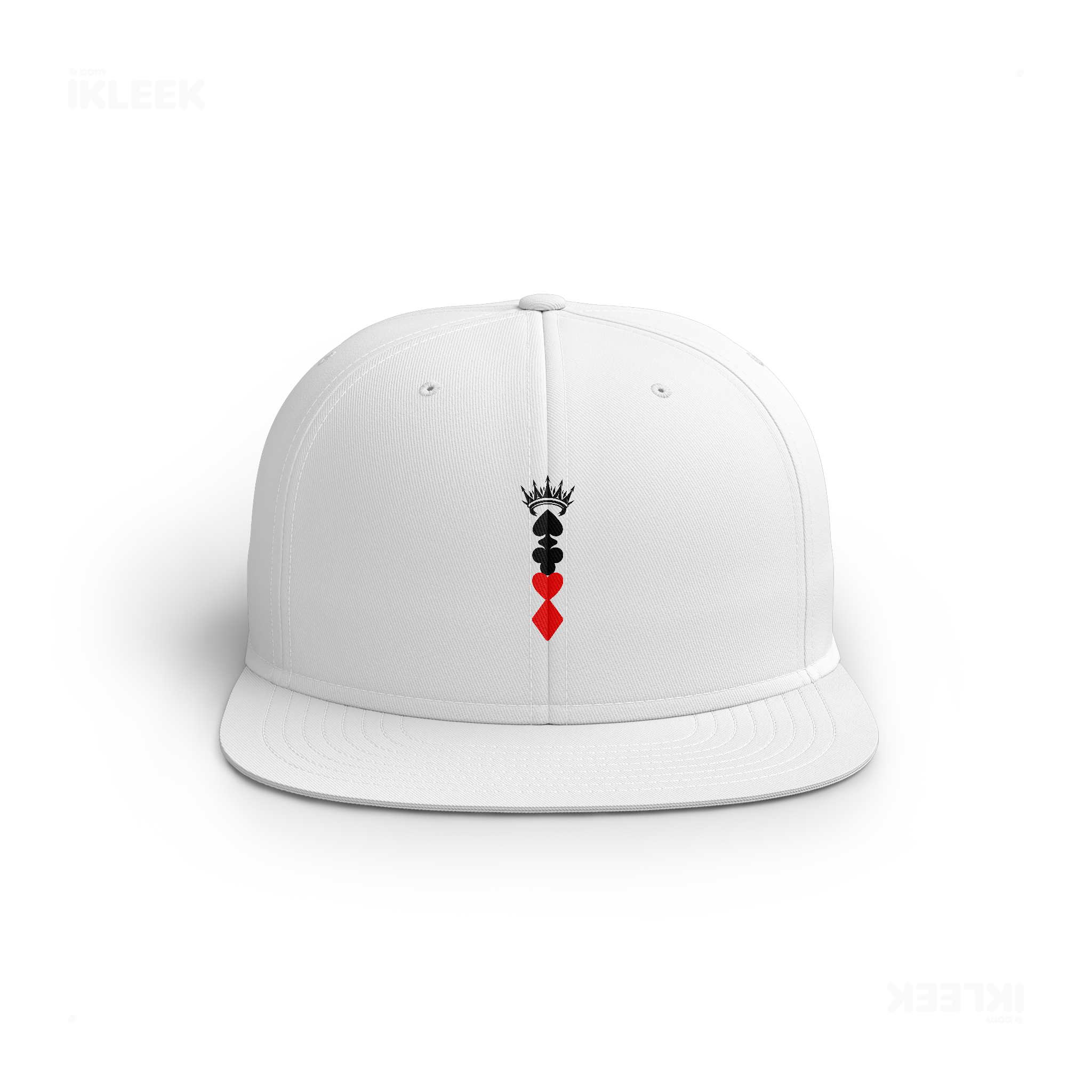 RoyalSuitStack Snapback Caps 01 White DTF