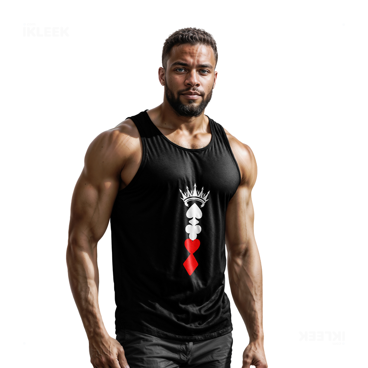 RoyalSuitStack Tank Tops 02 Black