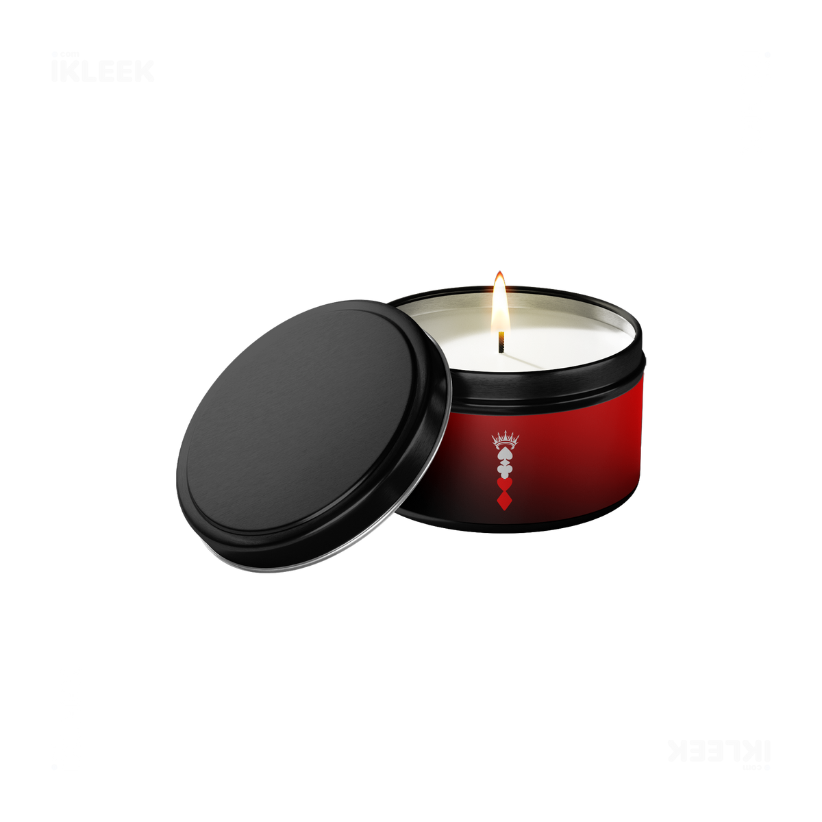 RoyalSuitStack Tin Candle 01 Black
