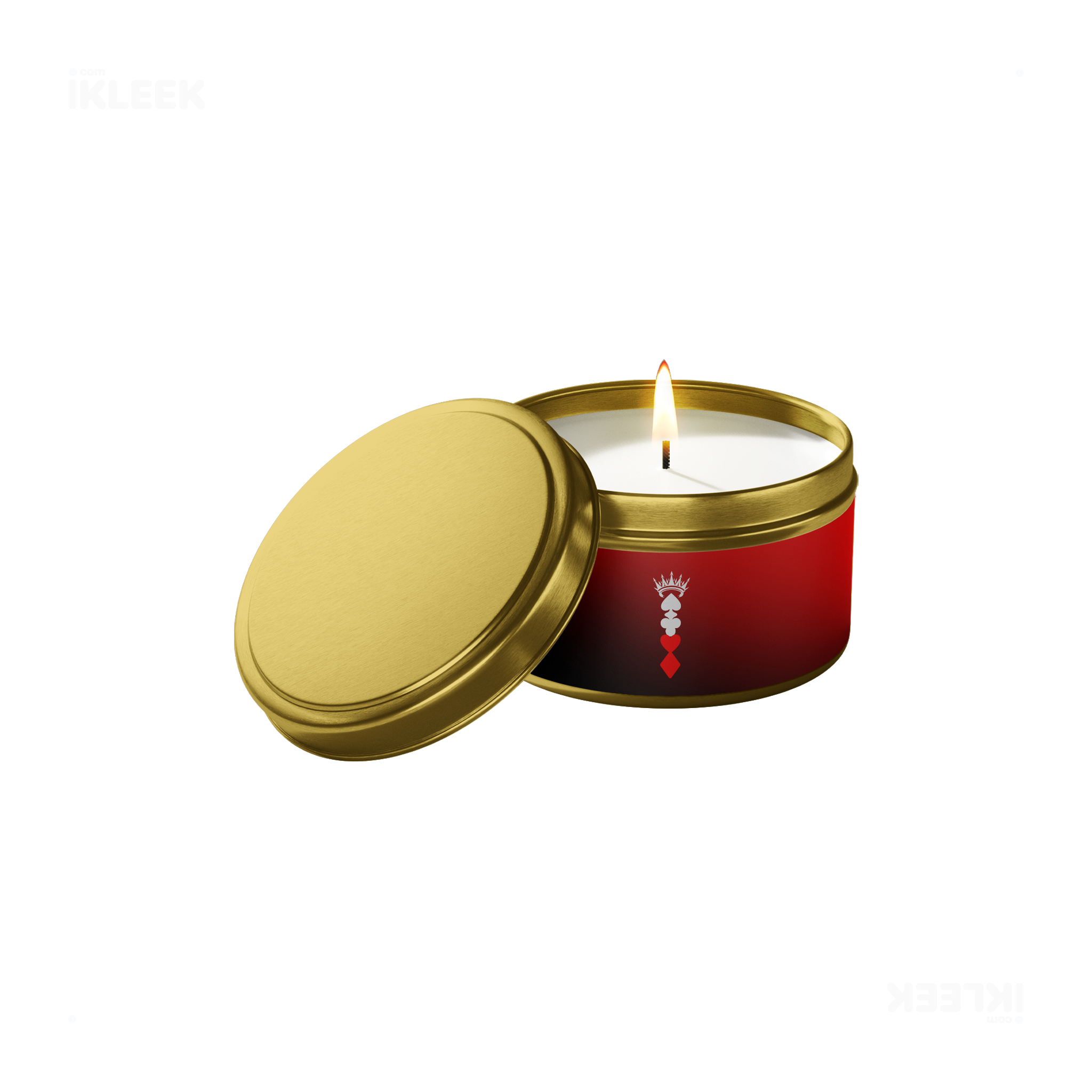 RoyalSuitStack Tin Candle 01 Gold