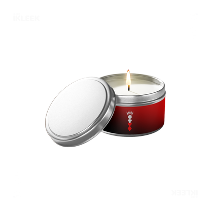 RoyalSuitStack Tin Candle 01 Silver