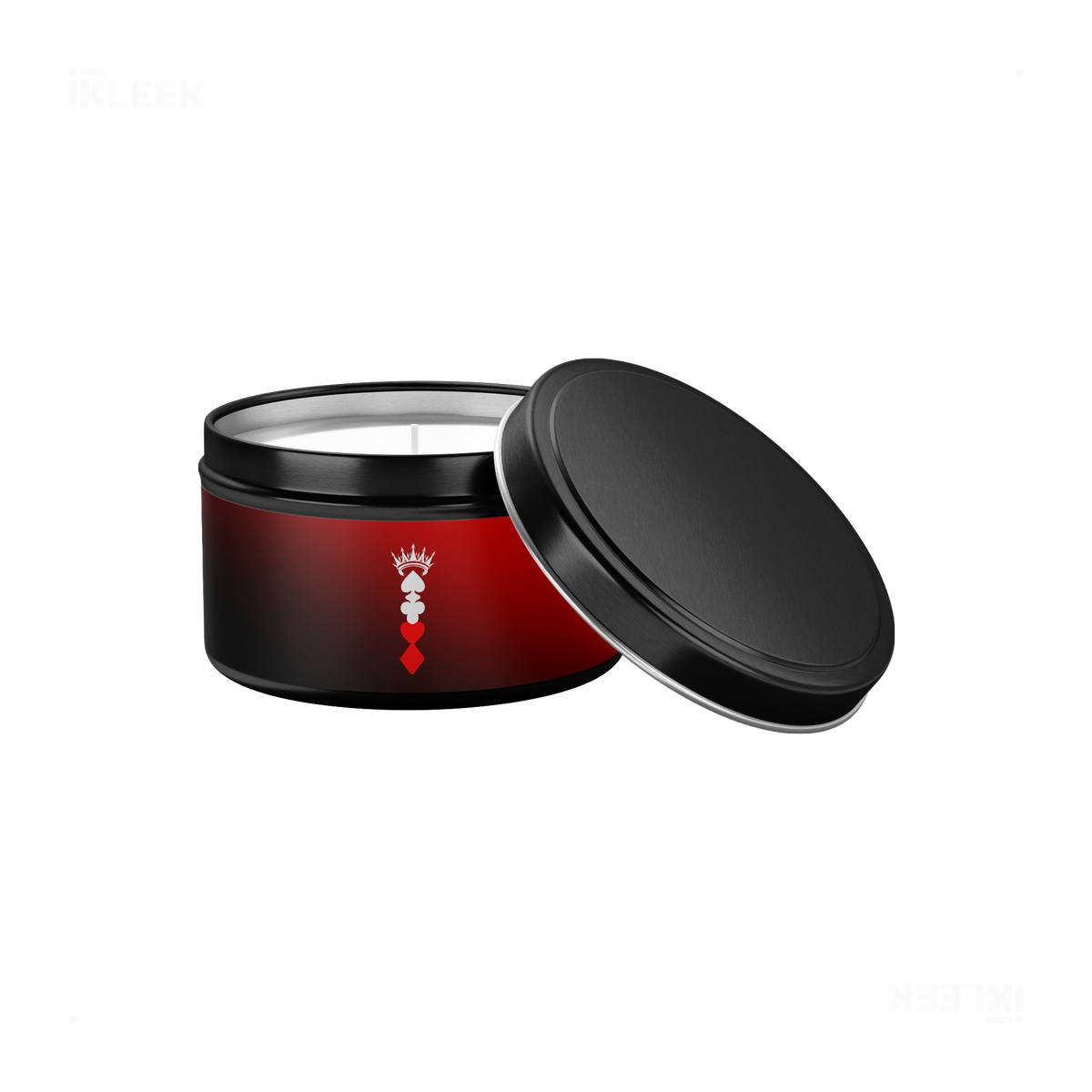 RoyalSuitStack Tin Candle 03 Black
