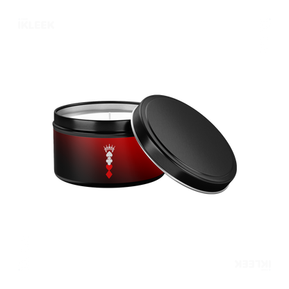 RoyalSuitStack Tin Candle 03 Black