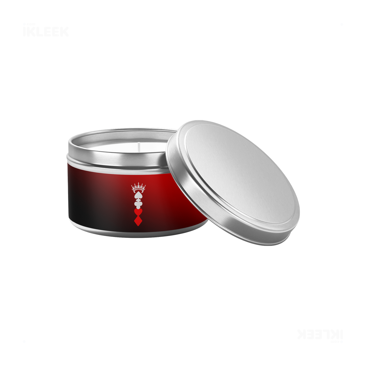 RoyalSuitStack Tin Candle 03 Silver