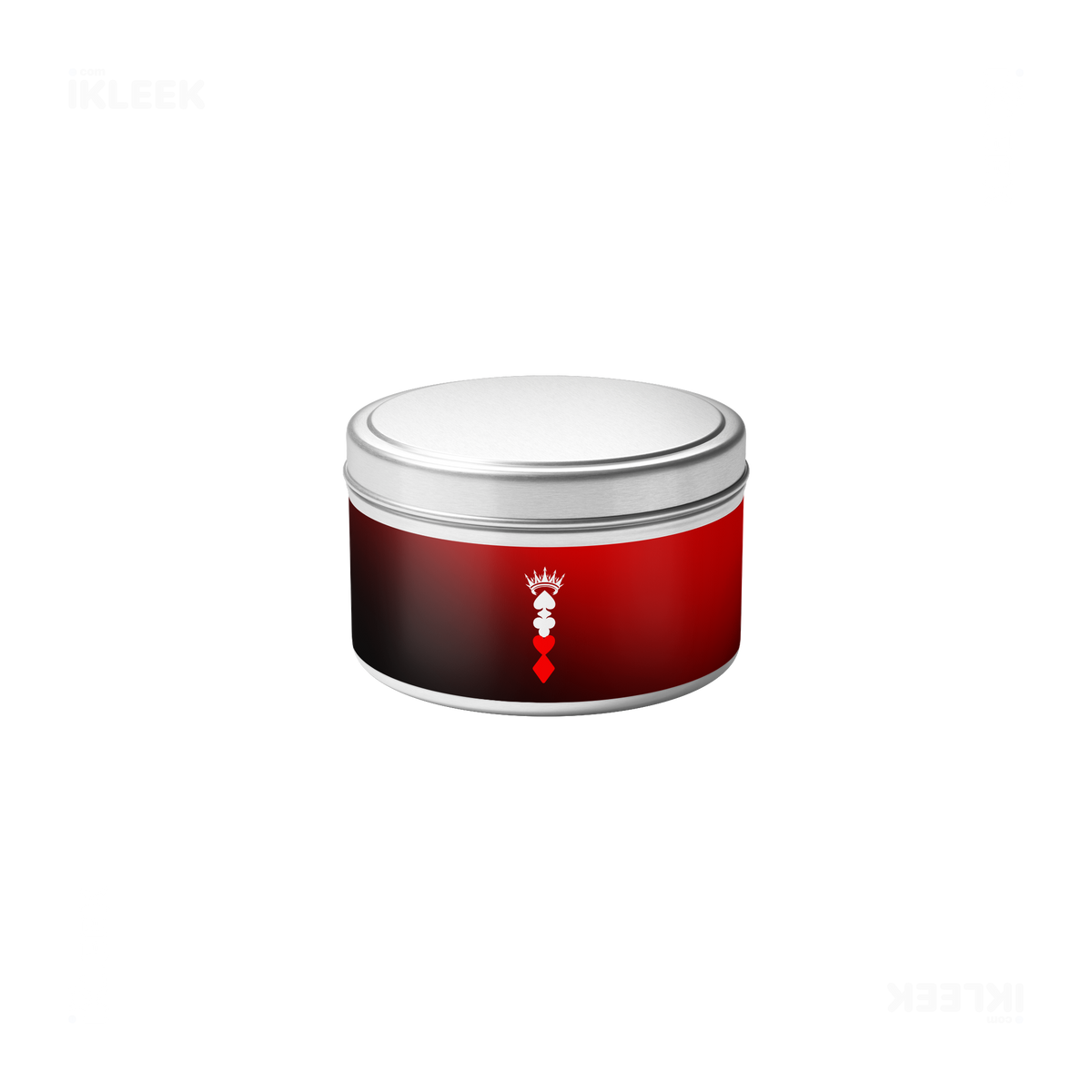 RoyalSuitStack Tin Candle 04 Silver