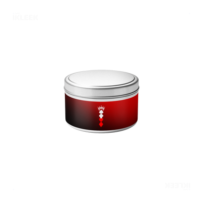 RoyalSuitStack Tin Candle 04 Silver